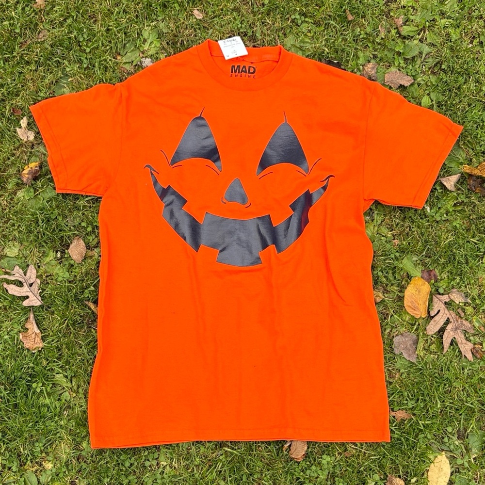 Unisex Pumpkin Face T-Shirt